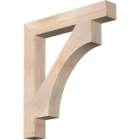 Ekena Millwork Westlake Block Smooth Bracket, Douglas Fir, 5 1/2"W x 38"D x 42"H BKT06X38X42WTL05SDF